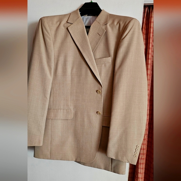 Men's NWOT Tan Stafford Blazer Size 46R - Picture 1 of 7